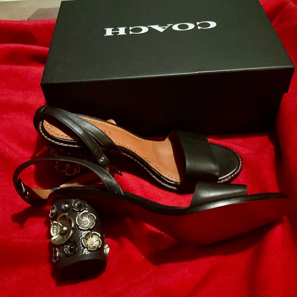 Coach Mid Heel Sandal